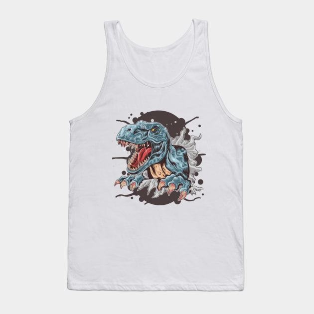 T-Rex Tank Top by STAR SHOP